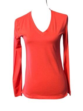 NIKE | long sleeve performance top- orange